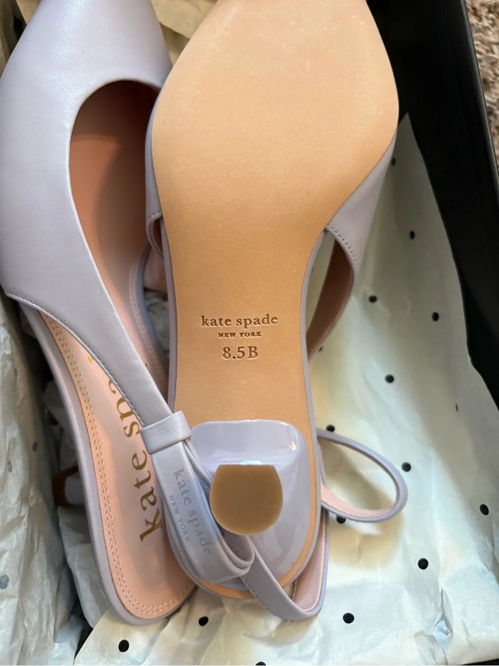 kate spade Pale Lavender Pointed Toe Slingback Pumps